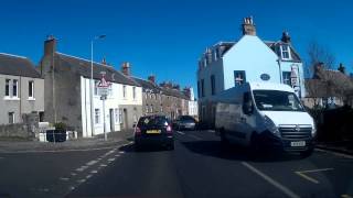 April Drive from Pittenweem On Visit To Anstruther East Neuk Of Fife Scotland [upl. by Ahsenar]