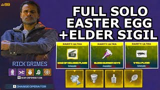 MW3 Zombies Full Solo Easter Egg amp Cutscene amp Elder Sigil Schematics [upl. by Parsifal]