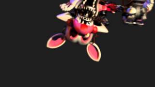 FNAF 2 Mangle Jumpscare [upl. by Notslar]