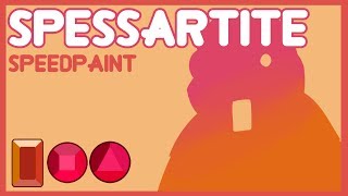 Spessartite Garnet  HessoniteGarnet Fusion  SPEEDPAINT [upl. by Atteselrahc]