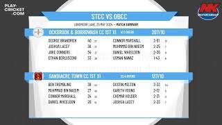 Sandiacre Town CC 1st XI v Ockbrook amp Borrowash CC 1st XI [upl. by Alim]