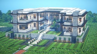 Minecraft Modern Mansion Tutorial  Interior  Architecture Build 14 [upl. by Niltyak]