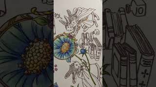 塗ってみた！ こだわり塗り絵シリーズ 季節のリース coloringbook 塗り絵 timelapse [upl. by Eojyllib]