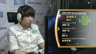 SPL2014 MaruJINAIR vs StatsKT Set1 Outboxer EsportsTV SPL2014 [upl. by Anerual]