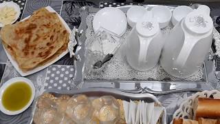 Algerian Breakfast in Bechar Algeria [upl. by Eirellam]