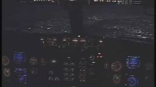 POUSO NOTURNO CONGONHAS  BOEING 737300 [upl. by Karlee]