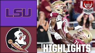 LSU Tigers vs Florida State Seminoles  Full Game Highlights [upl. by Dnalsor49]