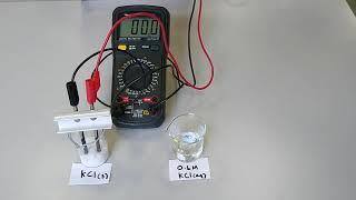 Measuring Conductivity of Solids and Aqueous Solutions [upl. by Haidebej]