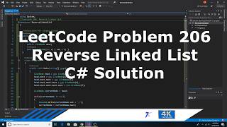 LeetCode Problem 206 Reverse linked list C solution walk through [upl. by Bluhm]