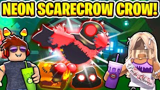 Adopt Me NEW NEON Scarecrow Crow Halloween Week 3 is HERE Roblox [upl. by Quintin973]