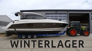 Winterlager für Boote und Yachten bis 15m in Waren Müritz in einer frostfreien Halle [upl. by Nyleuqcaj]