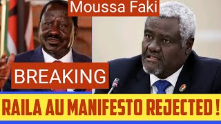 AU LEADERS DISAPPOINTED  CORNERED Raila Forced To Use Ruto SCRIPT As His AU MANIFESTO [upl. by Yrtneg]