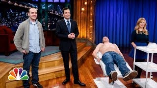 Wax On Wax Off Late Night with Jimmy Fallon [upl. by Truelove474]