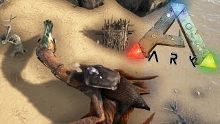 ROBANDO CASETAS DE CASTORES Y SAVIA  Supervivencia Prehistórica 36  ARK Survival Evolved PS4 [upl. by Mattland]