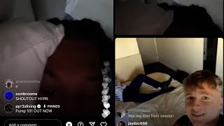 Digga D Talks Being Shadow Banned On Instagram UK Girls And Goes On IG Live With Young Fan [upl. by Yracaz573]