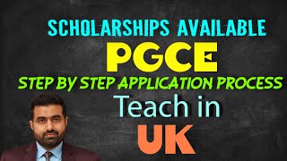 Avoid Mistakes StepbyStep PGCE Application for UK Teaching [upl. by Ellehcam]