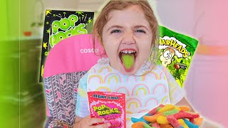 BABY vs EXTREME CANDY POP ROCKS amp more challenges  Anazala Family [upl. by Aromat592]