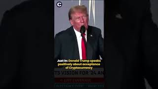 Donald Trump Praises Cryptocurrency A GameChanger for the Future [upl. by Prince405]