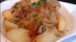 Making lyonnaise potatoes [upl. by Nirred]