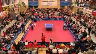 Werner Schlager AUT vs Ma Long CHN [upl. by Secnarfyram]