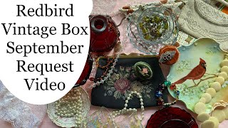 Redbird Vintage Box September Request Video [upl. by Sirovat]