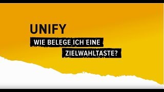 HOW2  Unify – Wie belege ich eine Zielwahltaste [upl. by Nosmas214]