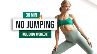 DAY 5 Back to Basics  30 MIN FULL BODY NO JUMPING  ABS Workout  No Equipment [upl. by Assilev]