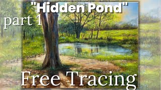 How to Paint a Landscape in Oils FULL TUTORIAL Part 1 [upl. by Ynhoj]