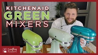 KitchenAid Green Mixer Color Comparison  Green Apple Pistachio Sea Glass [upl. by Asseral]