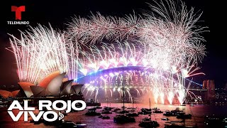 Australia recibe el 2024 con fuegos artificiales  Al Rojo Vivo  Telemundo [upl. by Rowell]