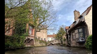 BRUGES canal cruise  The CUTEST canal cruise ever Short version [upl. by Amund]