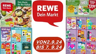 REWE Prospekt WerbungAktionen Rabatte Gültig von 2924 bis 7924Werbungde [upl. by Assirrak]