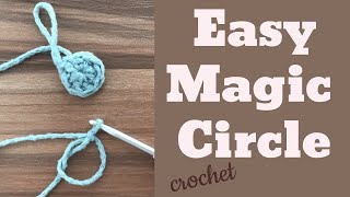 How to do a Magic Ring Crochet EASY [upl. by Aetnahs992]