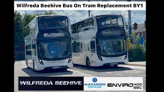 Wilfreda Beehive Bus On Tram Replacement BY1 On Diverted Route [upl. by Garner]