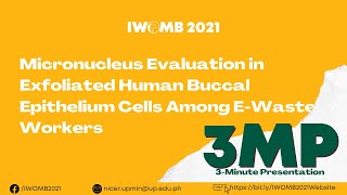 Micronucleus Evaluation in Exfoliated Human Buccal Epithelium Cells Among Ewaste Workers [upl. by Ahsinom]