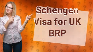 Do I need a Schengen visa if I have a UK biometric residence permit [upl. by Georgia565]