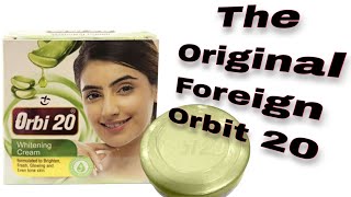 Orbit 20 Face CreamFake Vs Original Orbit 20 Face Cream [upl. by Binette]