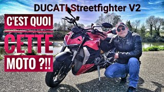 Cest quoi cette moto DUCATI Streetfighter V2 [upl. by Hartfield]