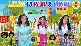 Learn To Read amp Count Identify The 5 Senses Learn fruits amp Vegetables Learning with Ms Houston [upl. by Ahsyia166]