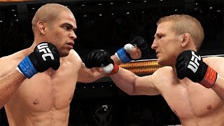 UFC 177 EA SPORTS UFC Simulation – Dillashaw vs Barao II [upl. by Lesslie621]