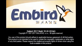 Embird 2017 in Windows 11 [upl. by Nylassej]