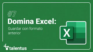 Excel Guardar con formato de Excel anterior [upl. by Sloatman]