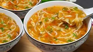 Turkish chicken soup recipe that surprised me with its taste Easy delicious and healthy [upl. by Gnohp]