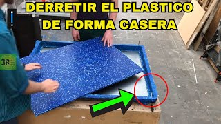 Así se derrite el plástico correctamente de forma casera [upl. by Nikki]