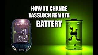 TASSLOCK how to change Tasslock Defender Remote battery  Very Important [upl. by Schechter]