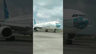 Airbus A330  343 Sydney SDY  Denpasar  DPS  aircraft landing  planespotting airport [upl. by Otecina]