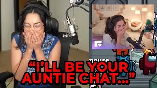 Valkyrae leaves her mic unmuted and says something CRINGE [upl. by Tammy]