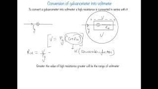 Conversion Of Galvanometer Into Voltmeter [upl. by Acihsay]