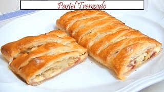 Pastel Trenzado Salado  Receta de Cocina en Familia [upl. by Orvie]