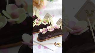 チョコペンでお花作ってコーヒームースケーキにのせた⭐︎cofee mousse cake with flower chocolate [upl. by Jesselyn450]